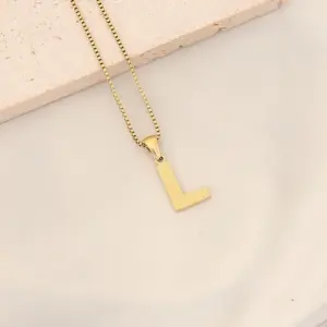 XL-1033-4【Box Chain】26 Letters / L