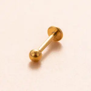 Gold / T-Shaped Labret-8mm