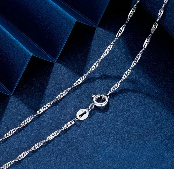 Wholesale Handmade Geometric Necklace For Women With 925 Sterling Silver Twisted Rope Chain