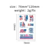 oly-4ff7cc96cc41346c99dadb6f0cc7f35a Wholesale American Independence Day Tattoo Sticker Flag Party Face Makeup Decoration Tattoo Sticker Patriotic Celebration Supplies