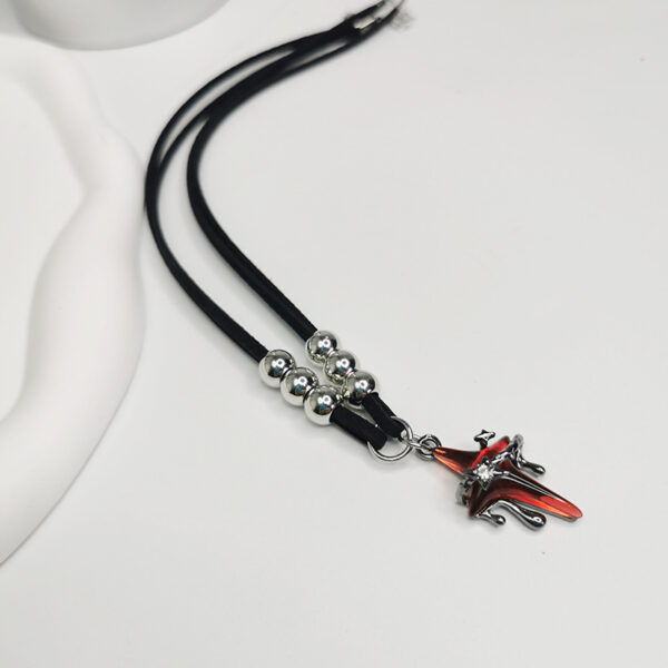 oly-4ffd535ea736a4c73b8d712c89a9b56b Wholesale Diablo Style Liquefied Star Mans Men's Necklace Hip Hop Style Necklace Woolen Chain Niche Design High-grade Female Clavicle Chain