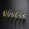 Wholesale 1 Piece Fashion Geometric Plating Inlay Copper Zircon Cartilage Earrings