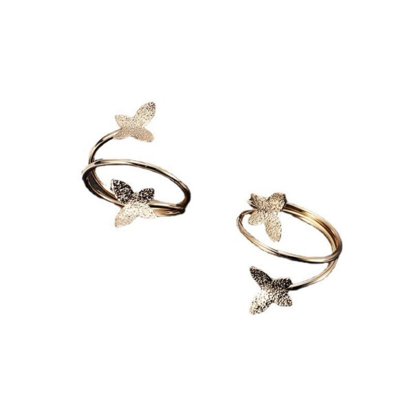 oly-504bef2a4bd19b8091c23195928f2af3 Wholesale Exaggerated Butterfly Open Ring Simple Alloy Index Finger Ring Irregular Hand Jewelry Accessories