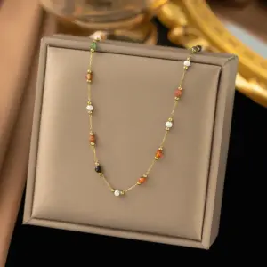 [Xlh161] Colored Beaded / Gold