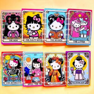 oly-507f29133f6ee7aeb83bd683bd4d5831 Wholesale Tarot Acrylic Notebook TK Explosions Loose-leaf A7A5hellokitty
