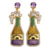 oly-50cf707ba1de892b21981b5abe7e3296 Wholesale Holiday Earrings, St.Com Carnival Earrings, Color Matching, Oil Dripping, Personalized Fashion Street Party Earrings