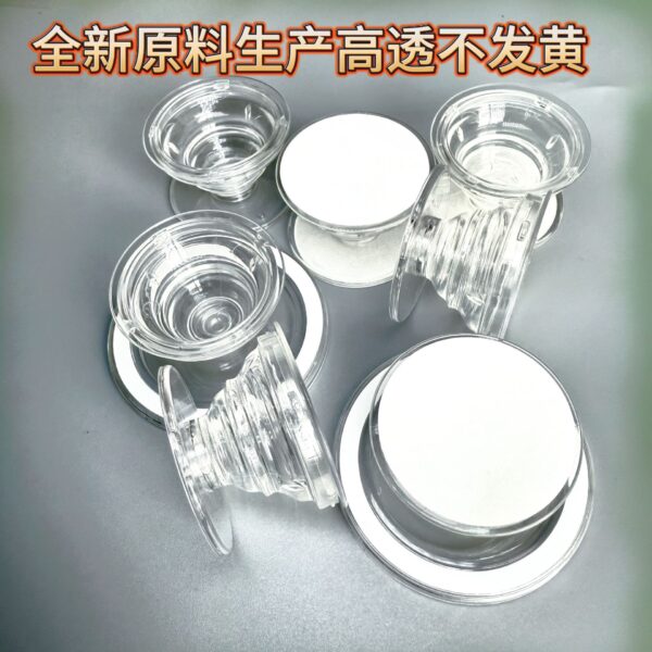Wholesale Transparent Air Bag Magnetic Holder Double-Layer Rotating Acrylic Special-Shaped Glue Heat Transfer Air Cushion Holder Small Gift