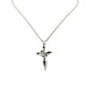 Wholesale Cross Pendant Men's Necklace Men's Fashion Brand All-match Chain Accessories Men's Fashion Sweat Pendant Titanium Steel Chain