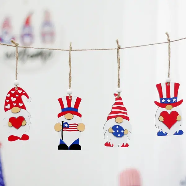oly-511831e41f60bb8ea6606afc5e3f0798 Wholesale American Flag Hanging Ornaments For Independence Day, 4 Pieces Wooden Decorations