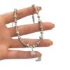 oly-5129a8d5863078d549141859743402cb Wholesale Necklace Silver Grey Women's Valentine's Day Gift