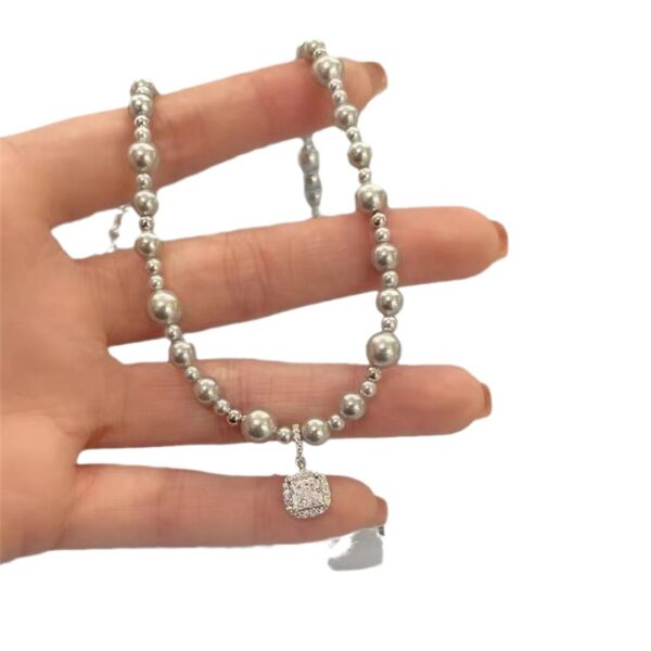 oly-5129a8d5863078d549141859743402cb Wholesale Necklace Silver Grey Women's Valentine's Day Gift