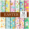 oly-512db17bdb9c2deb7ea5d69fabf27f2a Wholesale 12 Pieces Per Pack Easter Product Easter Eggs Rabbit Cute Style High-Value Decorative Material Base Handbook