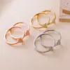 Wholesale 1 Pair Elegant Romantic Triangle Inlay Copper Zircon Earrings
