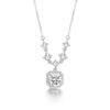 oly-516c88c774de6cef89a05de67ca81bb3 Wholesale Square Diamond Zircon Necklace Women's Ins Simple Light Luxury Pendant Collarbone Chain Tanabata Valentine's Day Gift for Girlfriend