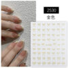Wholesale Explosive Bow Nail Art Sticker Cute Simple Belt Adhesive Black and White Gold and Silver Red Ribbon Bow Nail Sticker