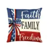 Wholesale Household Plush Pillow Case With Digital Printing, Perfect For Independence Day Decoration