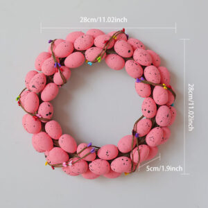 Pink Egg Garland 28cm