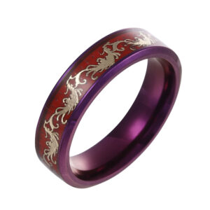 Purple Red Bottom 6mm Wide Phoenix / No. 7