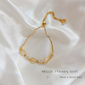 S129 Gold-Golden small fish bracelet