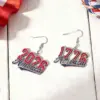 oly-52669ab0476ae8c72e0d8b6e8273755c Wholesale Retro Acrylic Waterproof Non Tarnish Earrings With 0.03µm Coating Thickness And Iron Ear Pins, Unisex Design