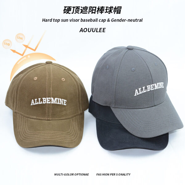 Wholesale Summer style face-looking small hat men's and women's embroidered letter baseball cap casual sports peaked sun protection sun hat