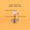 Wholesale 1 Piece Lip Rings Simple Style Classic Style Shiny Pentagram Round Heart Shape 316L Stainless Steel Waterproof Non Tarnish Surgical Steel Zircon Lip Rings