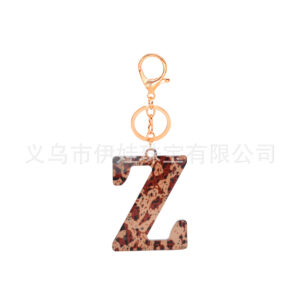 Z / Leopard print letters