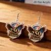 oly-5276edb9afb709e255c23043c7b0770d Wholesale Retro Multicolor Acrylic Statue Drop Earrings For Women With 304 Stainless Steel Ear Pins