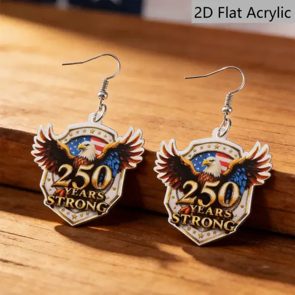 oly-5276edb9afb709e255c23043c7b0770d Wholesale Retro Multicolor Acrylic Statue Drop Earrings For Women With 304 Stainless Steel Ear Pins