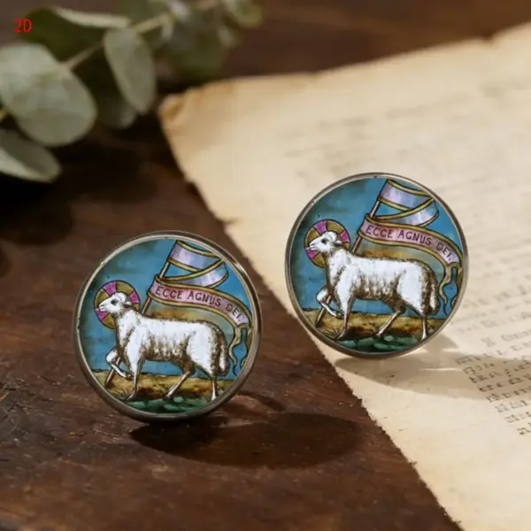 Wholesale Asymmetrical Animal Stud Earrings In 304 Stainless Steel With Glass Inlay, Unisex Design