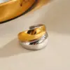 Wholesale Ion Plating (IP) 18K Gold Plated Pentagram Star Heart Shape 304 Stainless Steel IG Style Glam Vintage Style Waterproof Non Tarnish Open Rings