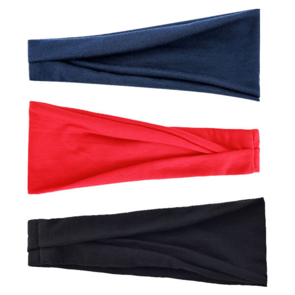 Wholesale Women's Special Yoga Sports Headband Fitness Running Sweat-Absorbent Breathable Hair Elastic Aerobics Headband
