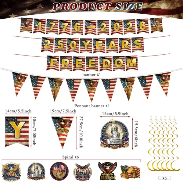Wholesale Independence Day Anniversary Paper Flag For Event & Party Supplies, Perfect For Venue Decoration