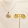 Wholesale Waterproof Non Tarnish Shell Stud Earrings For Women With 0.03µm 18K Real Gold Plated 304 Stainless Steel Water Plating