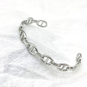 Steel color / 18K