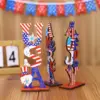 Wholesale 71 Independence Day Cartoon Letter Wooden Decorations American National Day Scene Decoration Props Holiday Party Wooden Materials