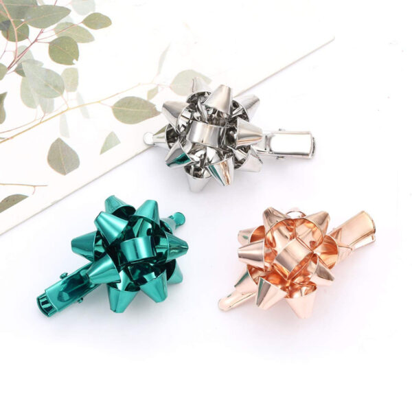oly-539df4dc7b7c2ef6af01577538f949b7 Wholesale Christmas Lady Hairpin Christmas Accessories Christmas Bow Hairpin Holiday Gift for Girls