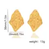 Wholesale 1 Pair Elegant Vintage Style Lady Geometric Heart Shape 304 Stainless Steel Ear Studs