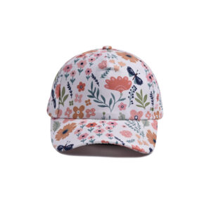 New model on the shelves-all flowers bloom-children's cap / (Free size-Velcro adjustment)(52-54cm)