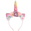 oly-53c4992bb387e34552ea490a728b1e4c Wholesale Unicorn Headband Artificial Flower Headband Explosions Cat Ears Headwear Party Ball Hair Accessories