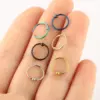 Wholesale 1 Piece Ethnic Style Flower Stainless Steel Ear Studs