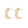Wholesale Bow Tie Earrings For Women With Copper Base And Zirconia Inlay, Featuring 925 Sterling Silver Ear Pins In Simple Style