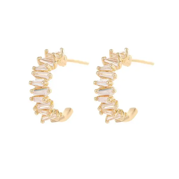 Wholesale Bow Tie Earrings For Women With Copper Base And Zirconia Inlay, Featuring 925 Sterling Silver Ear Pins In Simple Style