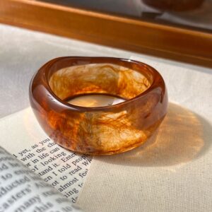 Wide brown Bracelet