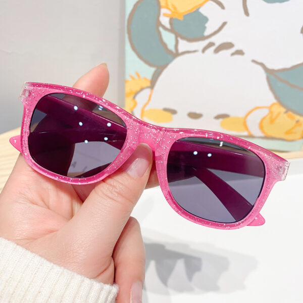 oly-540efd28a78964218946b4bbb9730df0 Wholesale Children's Sunglasses Female Cute Trendyy Anti-Uv Rainbow Color High-End 3-6 Anti-Uv Kidsren's Sunglasses