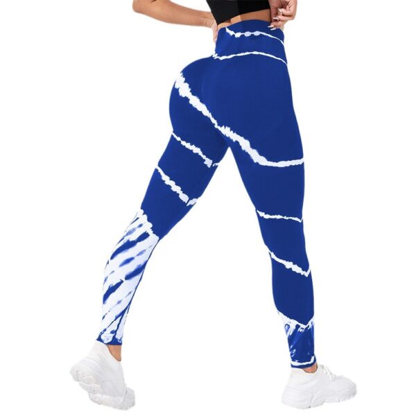 oly-5419d5dcc096c457ce6740ec33f6d73f Wholesale Explosions Tie-dye Stripe Seamless Yoga Pants Hip-lifting Sports Running Fitness Pants Quick-drying Sports Pants for Women