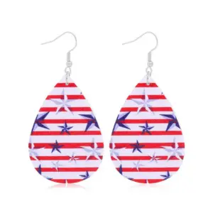 Beautiful National Flag Earrings【06】 / Source Factory【Same-day Shipping】