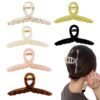 Wholesale Jelly Color Ribbon Cross Shark Clip Women's Simple Back Head Hair Hair Grasp Hair Accessories