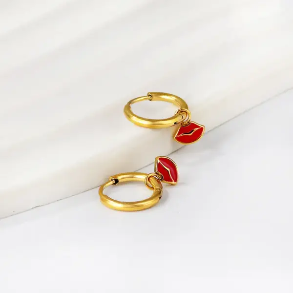 Wholesale 1 Pair Simple Style Classic Style Daisy Plating 304 Stainless Steel Drop Earrings