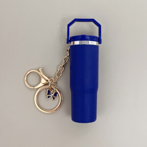 Portable butterfly sapphire blue